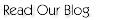 Subscribe to our Blog RSS feed